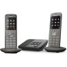Gigaset CL660A Duo - Téléphone fixe sans fil - Répondeur - 2 combinés - Gris Anthracite [Version Française]