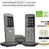 Gigaset CL660A Duo - Téléphone fixe sans fil - Répondeur - 2 combinés - Gris Anthracite [Version Française]