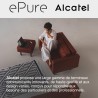 ALCATEL Epure Premium - Téléphone Fixe sans Fil DECT avec Répondeur - Design Vintage - Base D'Affichage Intelligente - Grand Écr