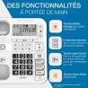 ALCATEL TMAX 70 - Téléphone Fixe Filaire Senior - Grand Ecran - Grandes Touches - Mains Libres - Audio Boost - Blocage D'Appels 
