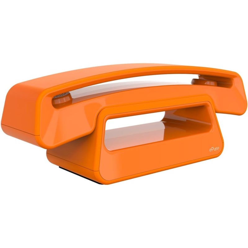 Alcatel epure iconic - téléphone fixe sans fil dect - design vintage - grand écran graphique haute lisibilité - mains libres - f
