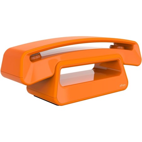Alcatel epure iconic - téléphone fixe sans fil dect - design vintage - grand écran graphique haute lisibilité - mains libres - f