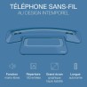 ALCATEL Epure Iconic - Téléphone Fixe sans Fil DECT - Design Vintage - Grand Écran Graphique Haute Lisibilité - Mains Libres - F