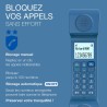 ALCATEL Epure Iconic - Téléphone Fixe sans Fil DECT - Design Vintage - Grand Écran Graphique Haute Lisibilité - Mains Libres - F