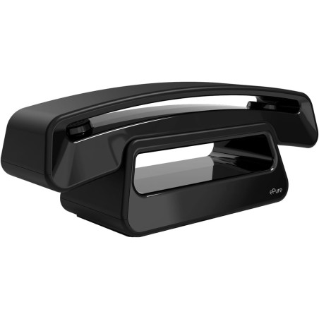ALCATEL Epure Iconic - Téléphone Fixe sans Fil DECT - Design Vintage - Grand Écran Graphique Haute Lisibilité - Mains Libres - F