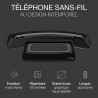 ALCATEL Epure Iconic - Téléphone Fixe sans Fil DECT - Design Vintage - Grand Écran Graphique Haute Lisibilité - Mains Libres - F