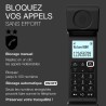 ALCATEL Epure Iconic - Téléphone Fixe sans Fil DECT - Design Vintage - Grand Écran Graphique Haute Lisibilité - Mains Libres - F