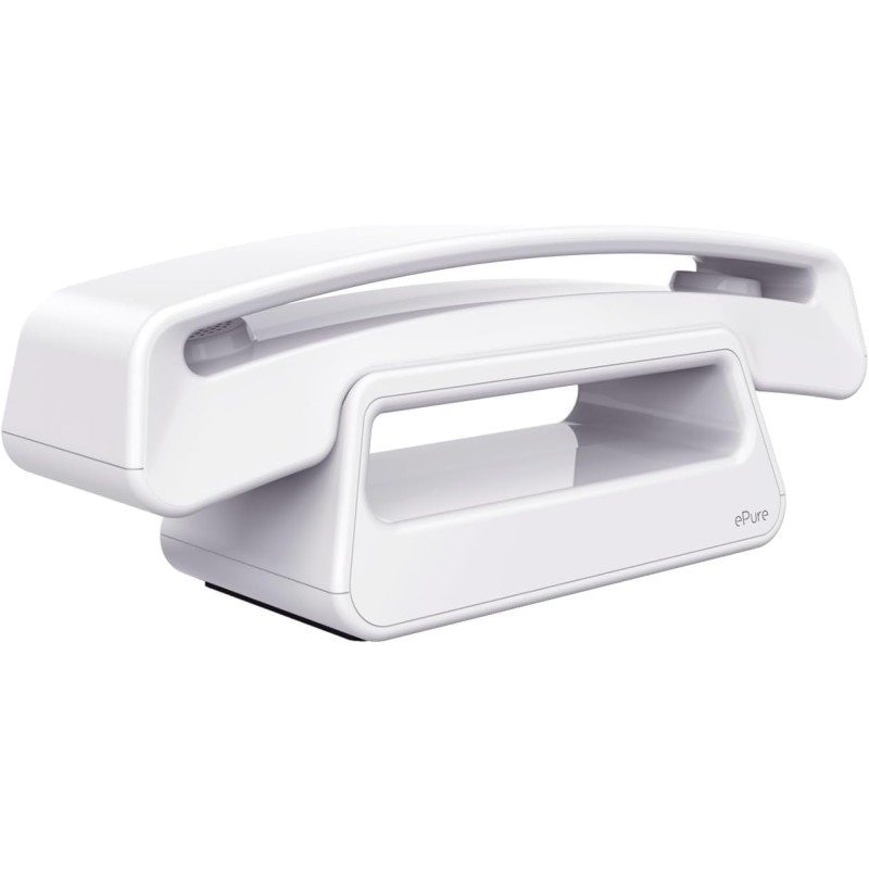 ALCATEL Epure Iconic - Téléphone Fixe sans Fil DECT - Design Vintage - Grand Écran Graphique Haute Lisibilité - Mains Libres - F