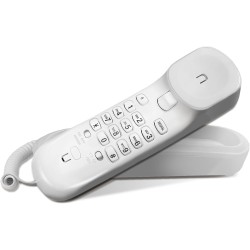 VTech CD1100 Téléphone Filaire, Téléphone Fixe Mural, sans Alimentation CA, Téléphone Fixe avec Touche de Recomposition du derni