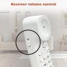 VTech CD1100 Téléphone Filaire, Téléphone Fixe Mural, sans Alimentation CA, Téléphone Fixe avec Touche de Recomposition du derni
