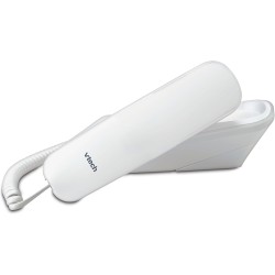 VTech CD1200 Téléphone Filaire, Téléphone Fixe Mural, Son Clair, contrôle du Volume, Touche mémoire, numérotation Rapide, Rappel
