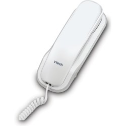 VTech CD1200 Téléphone Filaire, Téléphone Fixe Mural, Son Clair, contrôle du Volume, Touche mémoire, numérotation Rapide, Rappel