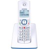 ALCATEL F530 - Téléphone Fixe Sans Fil DECT - Grand Écran Rétroéclairé - Mains Libres - Fonction Blocage Des Appels - 2 Touches 