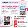 swissvoice Xtra 2355 Duo, Téléphone sans Fil DECT avec répondeur, 2 combinés, Sonneries Fortes, Compatible avec Les Aides Auditi
