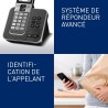 Panasonic KX-TGD322FRG DECT Téléphone Numérique Sans Fil Répondeur Numérique, Base et 2 Combinés, Haut-Parleur Mains Libres, Ide