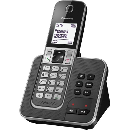 Panasonic KX-TGD320FRG Téléphone Numérique Sans Fil Répondeur Numérique, Base et Combiné, Haut-Parleur Mains Libres, Identificat