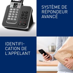 Panasonic KX-TGD320FRG Téléphone Numérique Sans Fil Répondeur Numérique, Base et Combiné, Haut-Parleur Mains Libres, Identificat