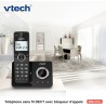 VTech Téléphone numérique sans Fil ES2050 Répondeur Simple Bloqueur d'appels indésirables