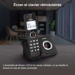 VTech Téléphone numérique sans Fil ES2050 Répondeur Simple Bloqueur d'appels indésirables