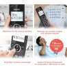 VTech Téléphone numérique sans Fil ES2050 Répondeur Simple Bloqueur d'appels indésirables