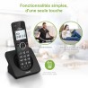VTech ES2000 Téléphone sans Fil DECT avec Blocage d'appel, contrôle du Volume, Identification de l'appelant/Appel en Attente, 18