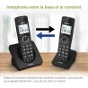 VTech ES2001 Duo Téléphone sans Fil DECT avec 2 combinés, Bloqueur d'appels, amplificateur de Volume, Identification de l'appela