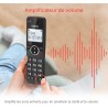 VTech Téléphone numérique sans Fil ES2051 Répondeur téléphonique Double, Bloqueur d'appels indésirables