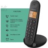 Logicom ILOA 100 Téléphone Fixe sans Fil sans Répondeur - Solo - Téléphones analogiques et dect - Noir