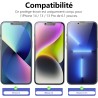 NEW'C Lot de 3, Verre Trempé Anti-Espion pour iPhone 16e, iPhone 14, iPhone 13, iPhone 13 Pro (6,1 Pouces), Angle de Confidentia