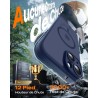TOCOL Coque Magnétique pour iPhone 15 6,1 Pouces, Compatible avec MagSafe, Protection de l'objectif améliorée, Coque Mat Translu