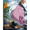 TOCOL Coque Magnétique pour iPhone 15 6,1 Pouces, Compatible avec MagSafe, Protection de l'objectif améliorée, Coque Mat Translu