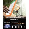 Tocol coque magnétique pour iphone 15 6,1 pouces, compatible avec magsafe, protection de l'objectif améliorée, coque mat translu