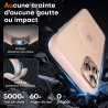 TOCOL Coque Magnétique pour iPhone 11 Pro Max 6,5 Pouces, Compatible avec MagSafe, Coque Mat Translucide Fine Antichoc, Titane S
