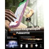 TOCOL Coque Magnétique pour iPhone 16 6,1 Pouces, Compatible avec MagSafe, Protection de l'objectif améliorée, Coque Mat Translu