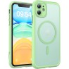 TOCOL Coque Magnétique pour iPhone 11 6,1 Pouces, Compatible avec MagSafe, Protection de l'objectif améliorée, Coque Mat Translu