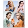 TOCOL Coque Magnétique pour iPhone 15 Pro 6,1 Pouces, Compatible avec MagSafe, Protection de l'objectif améliorée, Coque Mat Tra