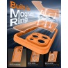 Tocol coque magnétique pour iphone 15 pro 6,1 pouces, compatible avec magsafe, protection de l'objectif améliorée, coque mat tra