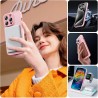 TOCOL Coque Magnétique pour iPhone 15 Pro 6,1 Pouces, Compatible avec MagSafe, Protection de l'objectif améliorée, Coque Mat Tra