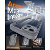 TOCOL Coque Magnétique pour iPhone 13 6,1 Pouces, Compatible avec MagSafe, Protection de l'objectif améliorée, Coque Mat Translu