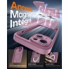 TOCOL Coque Magnétique pour iPhone 13 6,1 Pouces, Compatible avec MagSafe, Protection de l'objectif améliorée, Coque Mat Translu