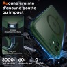TOCOL Coque Magnétique pour iPhone 11 6,1 Pouces, Compatible avec MagSafe, Protection de l'objectif améliorée, Coque Mat Translu
