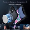 TOCOL Coque Magnétique pour iPhone 11 6,1 Pouces, Compatible avec MagSafe, Protection de l'objectif améliorée, Coque Mat Translu