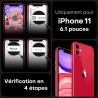 TOCOL Coque Magnétique pour iPhone 11 6,1 Pouces, Compatible avec MagSafe, Protection de l'objectif améliorée, Coque Mat Translu