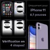 TOCOL Coque Magnétique pour iPhone 11 6,1 Pouces, Compatible avec MagSafe, Pas Facile à Jaunir, Protection de l'objectif amélior