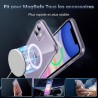 TOCOL Coque Magnétique pour iPhone 11 6,1 Pouces, Compatible avec MagSafe, Pas Facile à Jaunir, Protection de l'objectif amélior