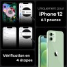 TOCOL Coque Magnétique Uniquement pour iPhone 12 6,1 Pouces, Compatible avec MagSafe, Protection de l'objectif améliorée, Coque 
