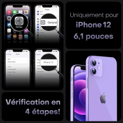 TOCOL Coque Magnétique pour iPhone 12 6,1 Pouces, Compatible avec MagSafe, Protection de l'objectif améliorée, Coque Mat Translu