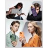 TOCOL Coque Magnétique pour iPhone 14 6,1 Pouces, Compatible avec MagSafe, Protection de l'objectif améliorée, Coque Mat Translu