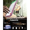 TOCOL Coque Magnétique pour iPhone 14 6,1 Pouces, Compatible avec MagSafe, Protection de l'objectif améliorée, Coque Mat Translu