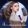 TOCOL Coque Magnétique pour iPhone 14 6,1 Pouces, Compatible avec MagSafe, Protection de l'objectif améliorée, Coque Mat Translu